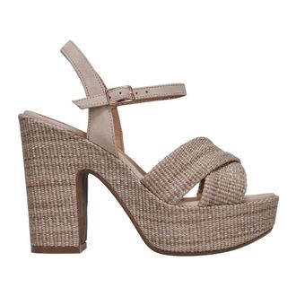 Sangiorgio High Heel Sandals, female, Beige, Size: 8 US 2150 High Heel Sandal