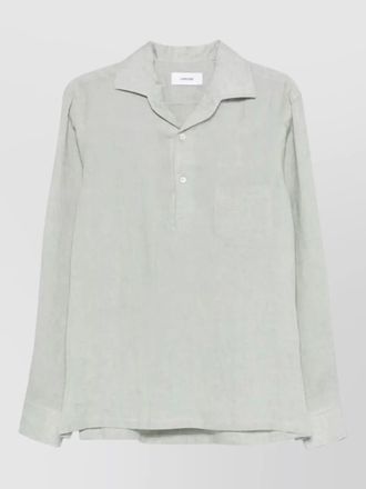 Lardini mens shirt straight cut chest pocket