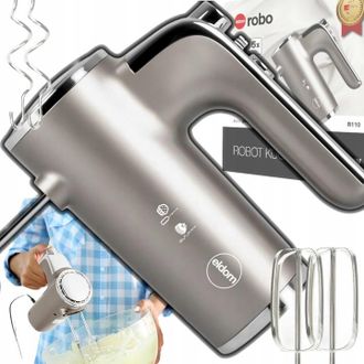 OEM Potente Batidora De Mano 5 Velocidades Turbo Power 400w Inox S&oacute;lido 4 Batidos