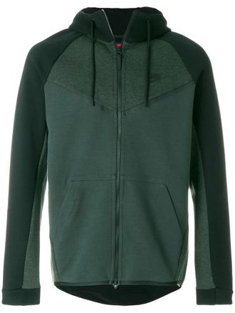 Nike tech fleece colourblock windrunner jacket - Groen