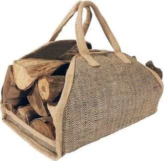 OEM Bolsa De Le&ntilde;a De Yute Reforzada
