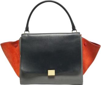 Celine Pre-owned Vintage Su&egrave;de Handtas - Dames - Vintage Handtas - Veelkleurig - ONE Size - Su&egrave;de - Vintage