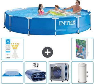 Intex Piscina Con Estructura Redonda - 366x76 Cm - 7-piezas S104