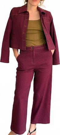 FRNCH Womens Nigelle Pants In Purple Hue