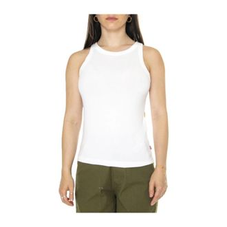 Levi's Camiseta de Tirantes de Cuello Redondo - Tops - Mujer - Blanco - M