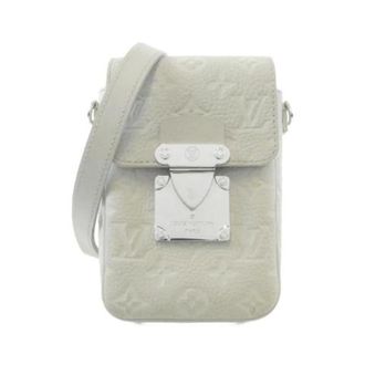 Louis Vuitton Pre-owned S Lock Vertical Wearable Wallet Calf Shoulder Bag - Dames - Pre-owned - Grijs - Maat: ONE Size Leer