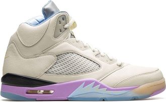 Nike Jordan Air Jordan 5 Retro We The Best - Sail sneakers - unisex - Leather - 10.5 - Neutrals