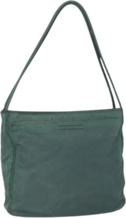 Prada Pre-owned Shoulder Bags, female, Green, Size: ONE SIZE Pre-owned Vintage Shoulder Bag