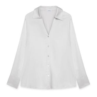 Fiorella Rubino Mujer, Blusas y Camisas, Gris, Talla: 3XL