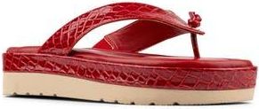 Donald J Pliner Thong Sandal in Tomato at Nordstrom Rack, Size 5.5