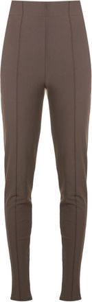 Gloria Coelho Leggings a vita alta - Marrone