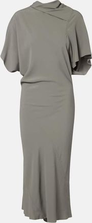 Rick Owens Seb draped midi dress