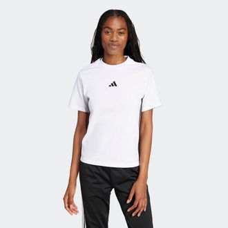 adidas T-Shirt ADIDAS SPORTSWEAR W 3S SJ T, Damen, Gr. XXL, schwarz-weiss (wei&szlig;, schwarz), Obermaterial: 100% Baumwolle, normal, Rundhals, Shirts T-Shirt