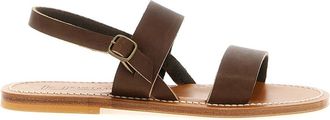 K.Jacques Barigoule Sandalen - Heren - Sandalen - Bruin - 40 EU - Leer - Schoenen