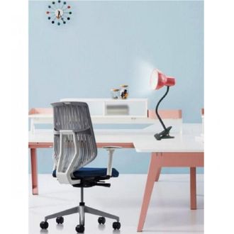 Trade Shop Trade Shop Traesio - Trade Shop - Lampada Snodabile Da Scrivania Luce Tavolo Braccio Flessibile Orientabile Pinza - Rosa