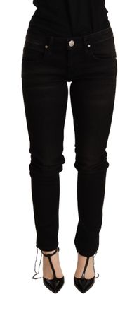 Acht Low Waist Skinny blue Womens Trouser