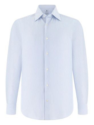 Boggi Milano striped collar shirt - Wit