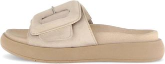 Gabor Womens Wrapped Velcro Buckle Slip On Sandal In Desert
