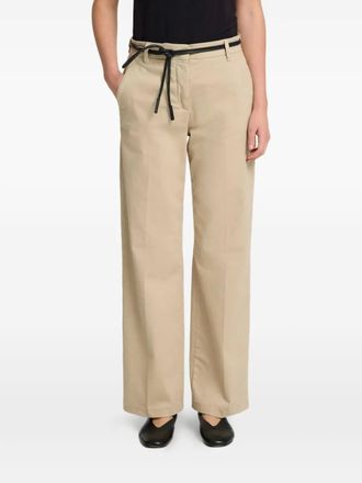 Selected belt-loop trousers - Neutrals