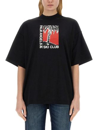 Palm Angels Palm Soft Fit T Shirt Ski Club