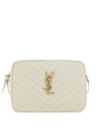 Saint Laurent Lou gewatteerde crossbodytas - Beige
