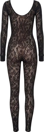 Wolford Womens Infinite Rose Jumpsuit Black Polyamide; Elastane Dress