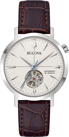 Bulova 96A318 - Aerojet Automatisch 38 mm - Dames - Horloges - Wit - ONE Size - Accessoires