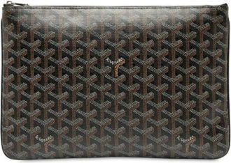 Goyard Pre-owned Clutches, female, Brown, Size: ONE SIZE Pre-owned Vintage Plastic Clutch