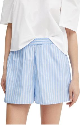 IVY OAK Piper Ann Shorts - Dames - Bermuda - Blauw - S - Katoen - Korte Broeken