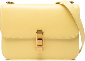Saint Laurent Pre-owned Womens Leather Carre Crossbody - Yellow - One Size