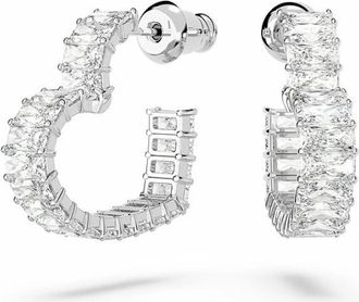 Swarovski Tijdloze Oorbellen voor Vrouwen - Dames - Oorbellen - Grijs - ONE Size - Accessoires