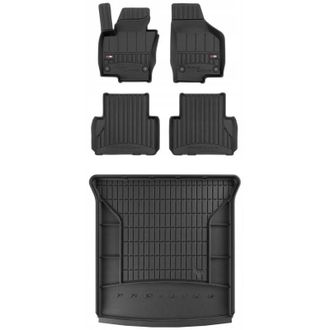 OEM Set Alfombrillas De Goma 3d Vw Sharan 2 2010-2022