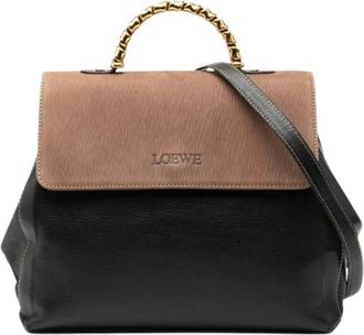 Loewe Pre-owned Satchel - Dames - Vintage Handtas - Veelkleurig - ONE Size - Leer - Vintage