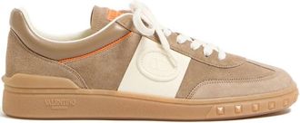 Valentino Garavani Upvillage Sneaker - Heren - Sneakers - Bruin - 43 1/2 EU - Leer - Schoenen