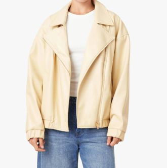 Habitual Oversized Moto Jacket In Boulder