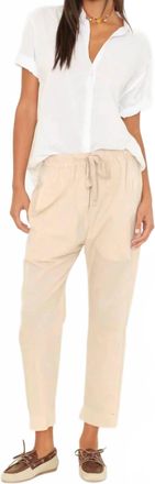 Xirena Draper Drawstring Pant In Parchment