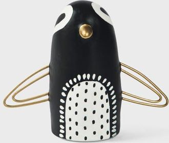 Mela Artisans Midnight Penguin Figurine in Black And White at Nordstrom