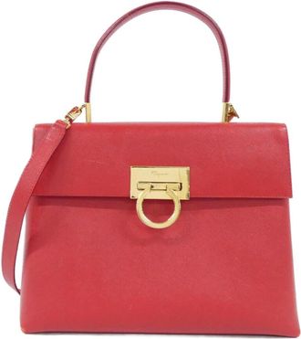 Ferragamo Leather Handbag (Pre-Owned)