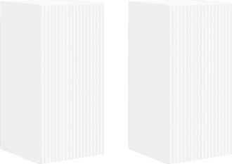 vidaXL Mueble De Tv Montado En La Pared 2 Pcs 30 X 31 X 60 Cm Vidaxl