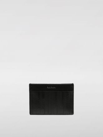 Paul Smith Portacarte di credito Shadow-Stripe Paul Smith in pelle