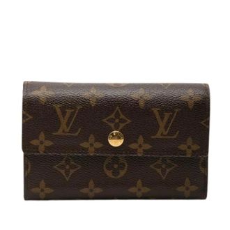 Louis Vuitton Pre-owned Wallets, female, Brown, Size: ONE SIZE Pre-owned Vintage Monogram Canvas Wallet
