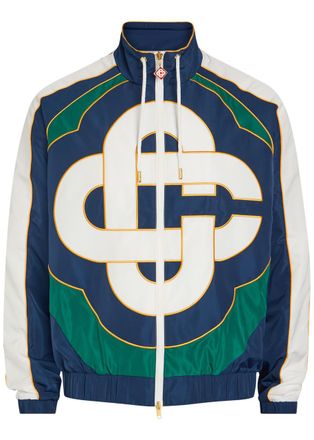 Casablanca Casablanca Logo Colourblock Shell Jacket - Multicoloured - XL