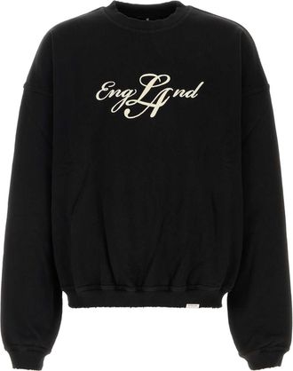 Represent Black Cotton Sweatshirt