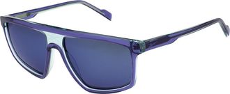 Reebok RBK5011 Polarized 611P Mens Sunglasses Blue Size 58