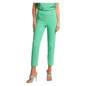 Kocca Cropped Trousers, female, Green, Size: XL Stylish bright slim fit trousers