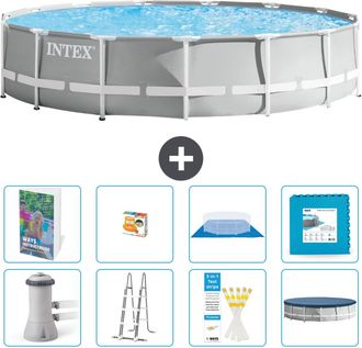 Intex Piscina Prism Frame Redonda - 457x107 Cm - 9-piezas S570