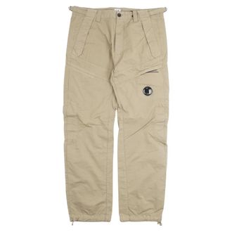 C.P. Company Straight Trousers, male, Beige, Size: XL Straight Trousers
