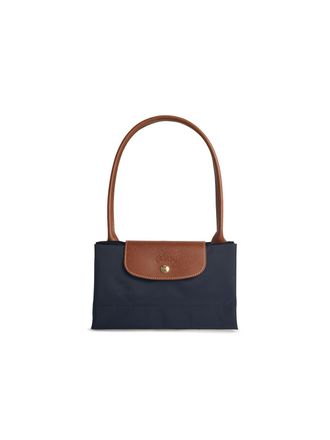 Longchamp L Le Pliage Original Umh&auml;ngetasche in Marine Recycling Tela