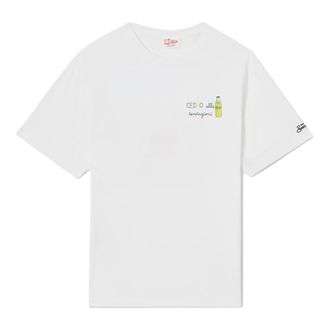 MC2 Saint Barth T-Shirts, male, White, Size: XL Portofino T-Shirt