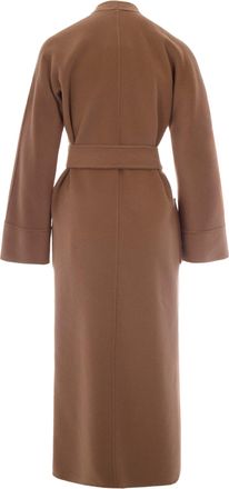 Max Mara Womens Coat Nodo Camel Bicolour
